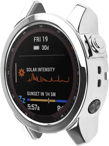 Miniatura 7 de Funda protectora de pantalla compatible con Garmin Fenix 7/Fenix 7 Solar/Fenix 7 Sapphire Solar Smartwatch Accesorios TenCloud Covers Funda