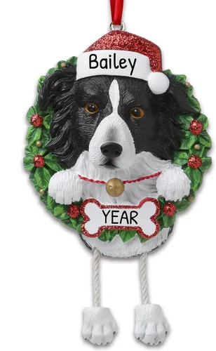 Miniatura 33 de Adornos de Navidad personalizados para perros de Elfos 2024 – Corona Shih Tzu para la primera Navidad de los amantes de los perros