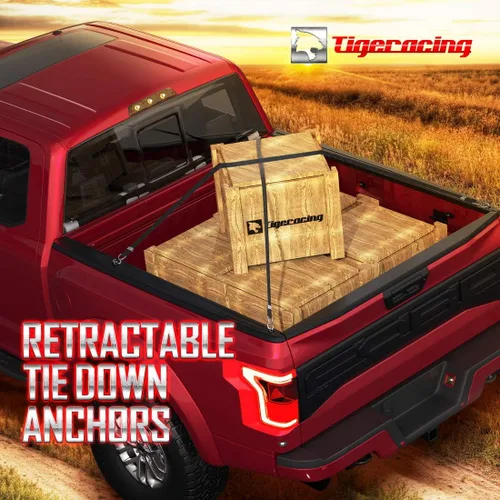 Miniatura 8 de Anclajes de amarre retráctiles para caja de camioneta, anillo en D lateral superior de metal compatible con Ram 1500 2500 3500 1995-2018,