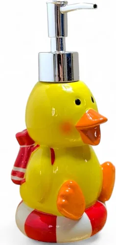 Dispensador de Jabón con Forma de Pato Lindo para Fregadero de Cocina - Dispensador de Jabón para Niños para Decoración Linda de Baño - Regalo Ideal