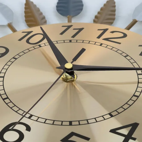 Miniatura 7 de Lafocuse Reloj de pared grande silencioso de 23 pulgadas para decoración de sala de estar, reloj de pared decorativo de mediados de siglo, reloj