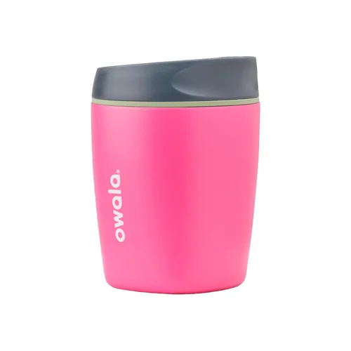 Miniatura 8 de Owala SmoothSip Vaso Térmico de Café de Acero Inoxidable Aislado, Taza de Café Helado Reutilizable, Taza de Viaje para Café Caliente, Sin BPA, 20