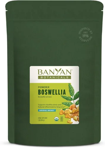 Miniatura 7 de Banyan Botanicals Boswellia Polvo – Resina orgánica de incienso indio – Soporte articular ayurvédico para un movimiento saludable y cómodo* – 1/2