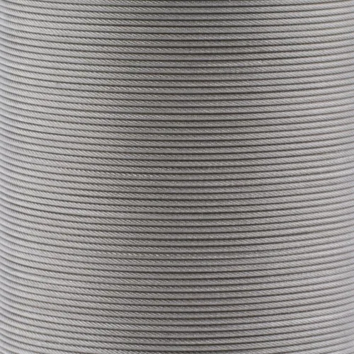 Miniatura 22 de Beadalon Alambre de cuerda de cuentas de acero inoxidable de 49 hebras, 0.036 pulgadas / 0.036 in, negro, 100 pies / 101.7 ft
