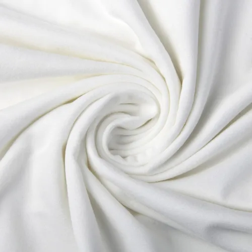 Tela de punto de poliéster de doble cepillado de color sólido 4 vías elástico Spandex tejido de punto DBP tela por yarda para costura de ropa