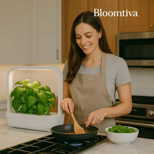 Miniatura 6 de 2000 semillas de albahaca para plantar, hojas grandes italianas, sin OMG y hierbas tradicionales para plantar, albahaca Tulsi cultivada en Estados
