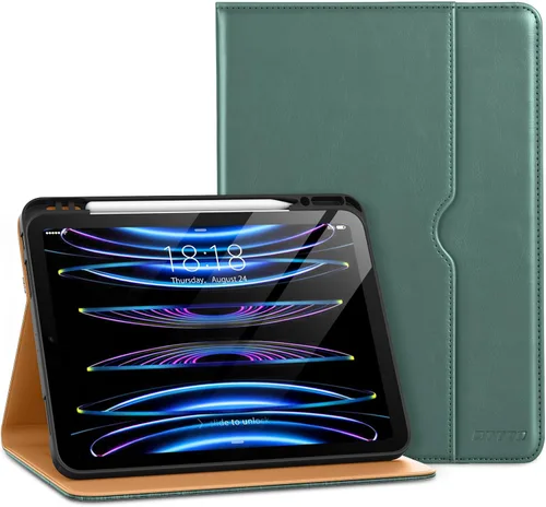 Miniatura 15 de DTTO para iPad Pro 12.9 6ª / 5ª / 4ª / 3ª generación Funda 2022/2021/2020/2018, Funda de cuero tipo folio con soporte integrado para lápiz Apple
