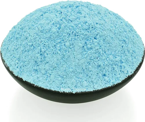 Polvo de turquesa natural puro y genuino producido a partir de turquesa del suroeste de América, perfecto para arte de plata, incrustaciones de