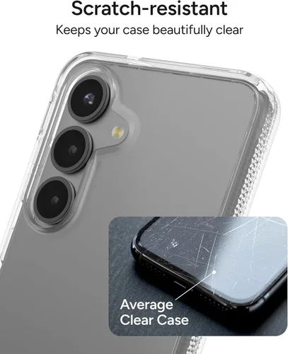 Miniatura 4 de ZAGG Crystal Palace - Funda para Samsung Galaxy S25 con función atril, transparente, protección contra caídas de 13 pies, antiamarilleo, reforzado