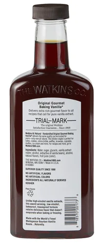 Miniatura 3 de Watkins Vainilla para hornear totalmente natural (11 onzas líquidas) y canela Watkins (lata de 6 onzas)