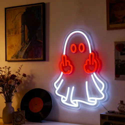 Miniatura 4 de Letrero de neón de serpiente, decoración de barra de luz de neón LED para decoración de pared, letrero de neón LED alimentado por USB