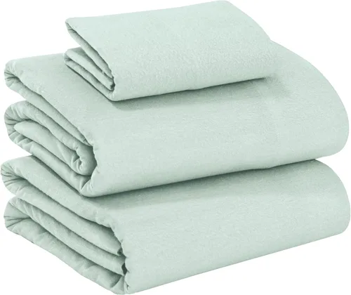 Miniatura 26 de RUVANTI Juego de sábanas de franela 100% algodón tamaño matrimonial - 4 piezas, cálidas, suaves y transpirables, con bolsillo profundo, ropa de cama