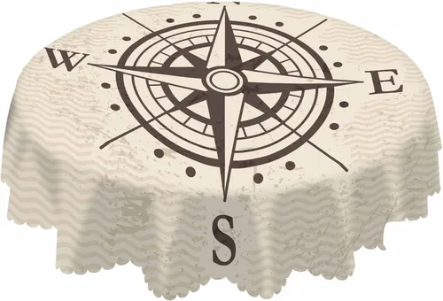 Miniatura 21 de AOYEGO Mantel redondo de 60 pulgadas en negro y blanco con divertidas rayas en espiral, mantel moderno de poliéster para decoración del hogar