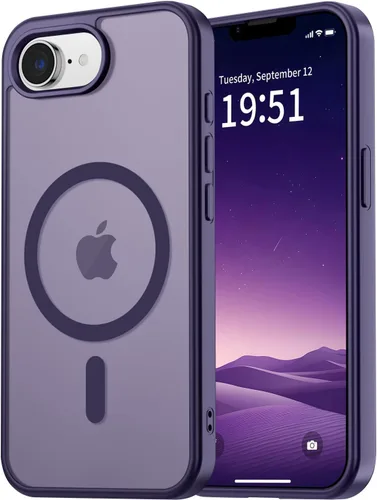 Miniatura 118 de vnnink para iPhone 12 y iPhone 12 Pro, funda de teléfono celular translúcida con protección contra caídas de grado militar, mate magnética