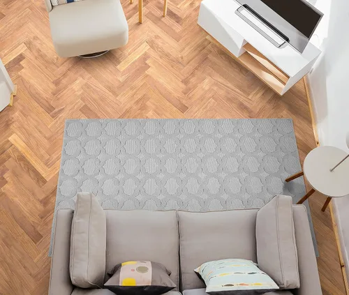 Miniatura 285 de Garland Rug Sparta - Alfombra antideslizante de polipropileno de 2 pies x 12 pies, color negro, ideal para salas de estar y pasillos, elegante