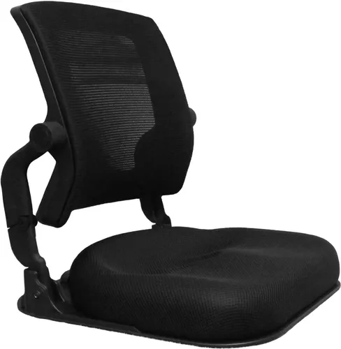 Silla de suelo patentada con soporte de espalda, silla ortopédica plegable para adultos y niños, asiento japonés sin patas para meditación, TV,