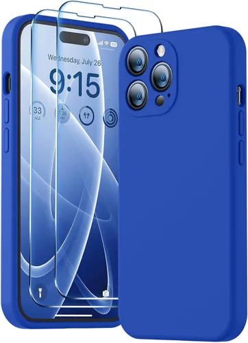 Miniatura 57 de BossKiss Funda compatible con iPhone 13 Pro, silicona de alta calidad mejorada [protección de cámara] [2 protectores de pantalla]