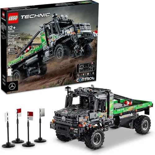 LEGO Technic 4x4 Mercedes-Benz Zetros Trial Truck 42129 Kit de construcción; explora un potente camión de juguete controlado por aplicación; nuevo