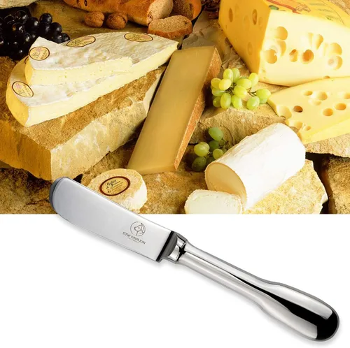 Miniatura 7 de Juego de 6 cuchillos de mantequilla de acero inoxidable 18/10 para queso de mantequilla y postre