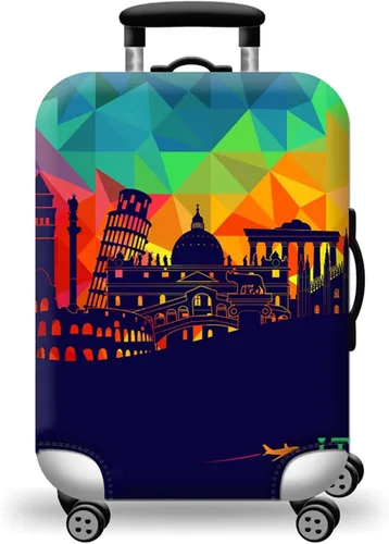 Miniatura 27 de WUJIAONIAO Funda para Equipaje de Viaje Funda para Maleta Equipaje Protector 18-32 Pulgadas, Moda