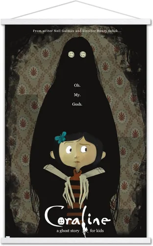 Miniatura 8 de Trends International Coraline - Póster de pared de una hoja de Ghost Story, 22.37 x 34.00 pulgadas, paquete de impresión premium y colgador