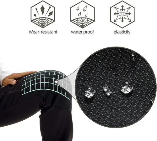 Miniatura 5 de BenBoy - Pantalones deportivos masculinos tipo cargo de esquí, impermeables, a prueba de viento, de vellón, para senderismo y actividades al aire