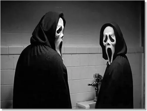 Miniatura 16 de Lona enmarcada de arte de pared divertido de baño - póster de "Dumb and Dumber" para decoración de pared - impresiones en lona en blanco y negro