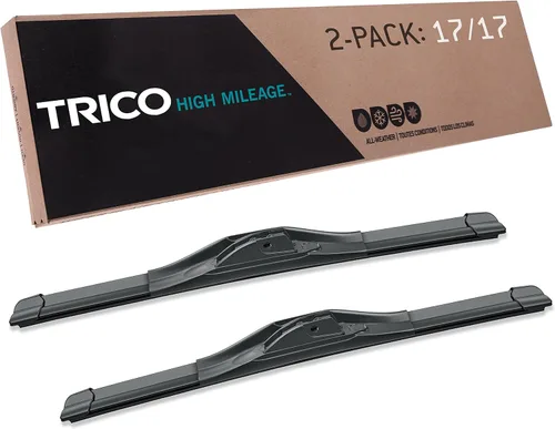 TRICO Solutions™ Paquete de 2 limpiaparabrisas de repuesto de 17 pulgadas de alto rendimiento para modelos seleccionados de Toyota, Mazda, Nissan,