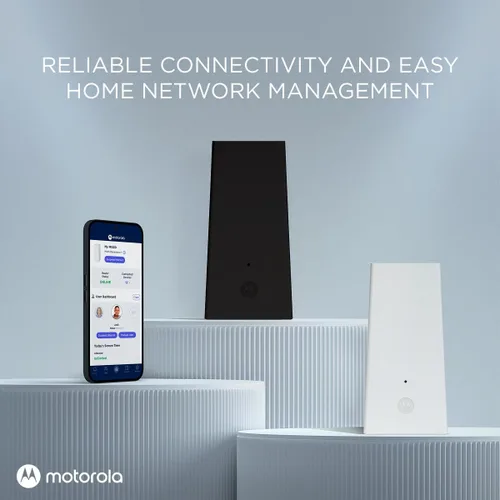 Miniatura 8 de Motorola Router WiFi 6E MQ20 con malla fácil, velocidad de 8.4 Gbps de triple banda, cobertura de 3000 pies cuadrados, controles parentales
