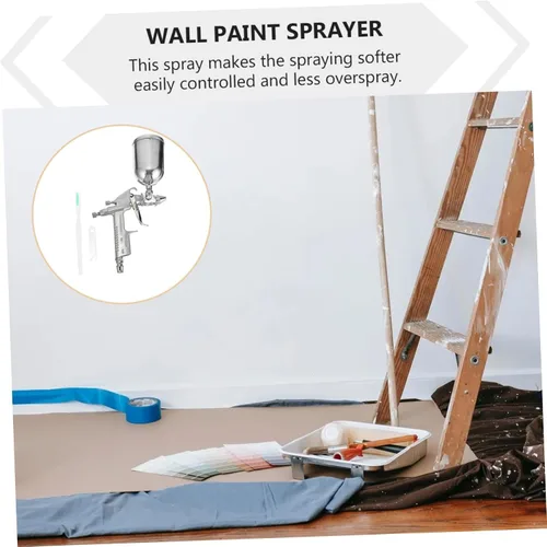 Miniatura 9 de UPKOCH Pistola de pulverización Pulverizador de pintura de aluminio Compresor de aire Compresor de aire para coche Muñecas Casa Luces Modelos Kits