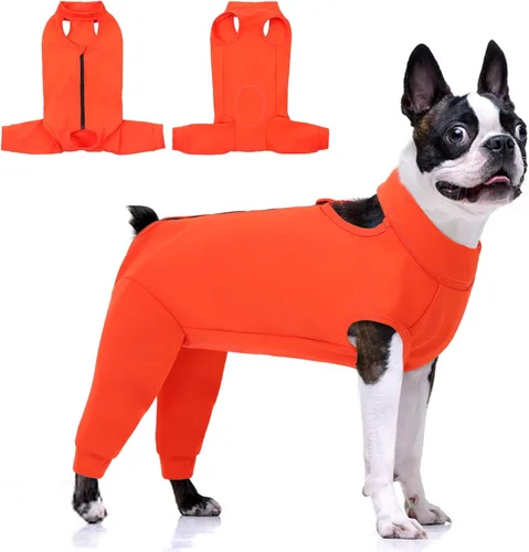 Miniatura 12 de KOESON Traje de recuperación para perros, pierna trasera, manga de recuperación para perros machos hembras, manga de pierna de mascota para dejar