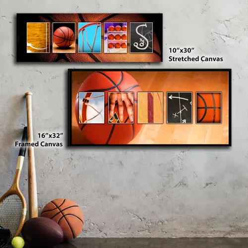 Miniatura 2 de Personal-Prints Decoración personalizada de baloncesto o regalo para el jugador de baloncesto, entrenador o liga. Regalo de arte de pared