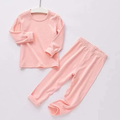 Miniatura 2 de Ropa interior térmica para niñas ropa interior para niños capa base de invierno conjuntos largos para niños