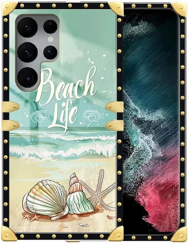 Miniatura 24 de Funda compatible con Samsung Galaxy S22 Ultra, funda protectora de TPU suave a prueba de golpes de 4 libélulas en la flor para Samsung Galaxy S22