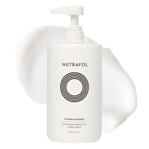 Acondicionador Nutrafol, formulado por médicos para cabello delgado, hidratante, fortalecedor y seguro para el color, protección ligera
