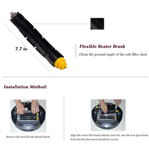 Miniatura 3 de iRobot Roomba 675 Piezas de Reemplazo, Piezas para Aspiradora Robótica Compatibles con Roomba 690 675 650 605 680 660 595 585 564 552 Aspiradora