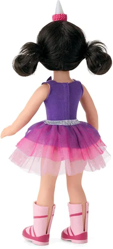 Miniatura 5 de American Girl WellieWishers Emerson Muñeca de 14.5", Púrpura, Plateado