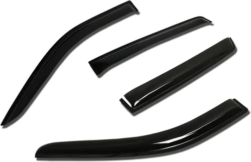 Miniatura 18 de Visor protector deflector de lluvia autoadhesivo para vidrio para Hyunday Sonata NF, 4 unidades, uno por puerta