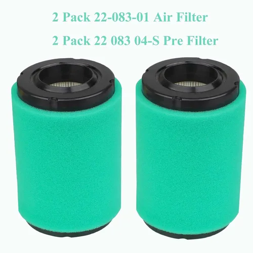 Miniatura 6 de Paquete de 2 filtros de aire 22-083-01, 22-083-01-S compatibles con el motor Kohler 5400 Series KS540 17-19.5hp, reemplazo 22-883-01-s1 2208301s Cub