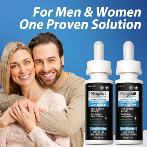 Miniatura 3 de 5% de minoxidil para hombres, minoxidil para mujeres, tratamiento para el crecimiento del cabello, suero de crecimiento de barba, enriquecido