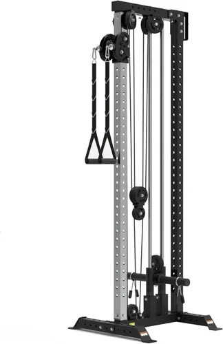 Miniatura 8 de Bells of Steel Torre de Máquina de Cable - Equipo de Gimnasio Comercial y Doméstico - Poleas de Aluminio con Pilas de Peso o para Discos