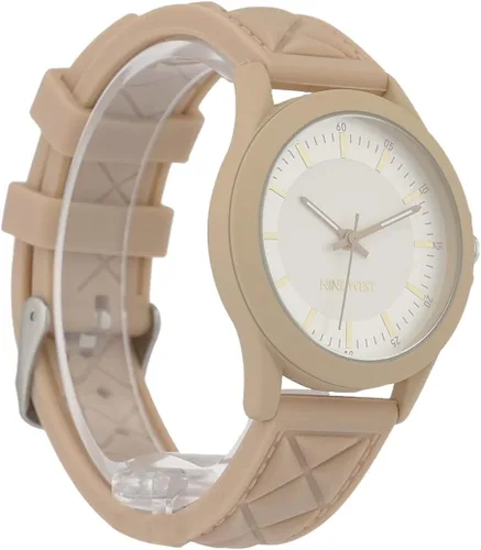 Miniatura 3 de Nine West Women's Textured Silicone Strap Watch