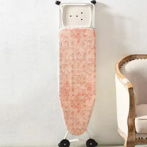 Miniatura 13 de KADEUX Funda de repuesto de algodón para tabla de planchar, resistente a las quemaduras, cubierta de tabla de planchar de 15 x 48 pulgadas