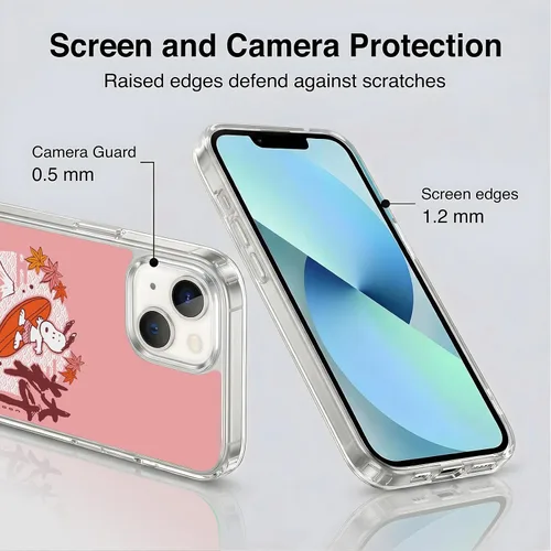 Miniatura 43 de Carcasa de gel para iPhone 7 Plus/iPhone 8 Plus, diseño de Snoopy Oriental de Peanuts, Badges