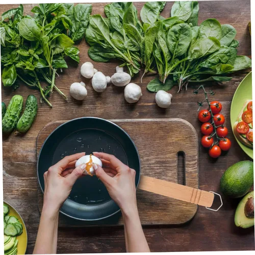 Miniatura 5 de Mango de olla de repuesto de mango de sartén de madera, agarre ergonómico desmontable para cacerola japonesa y ollas pequeñas de sopa, accesorio