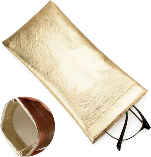 Miniatura 5 de Vemiss Paquete de 3 fundas para lentes, bolsa suave y portátil para lentes de sol