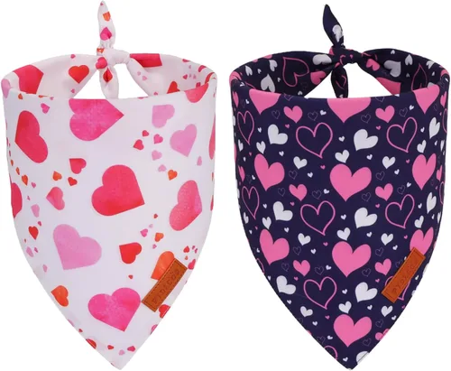 Miniatura 17 de PTDECOR Bandana de Halloween para perro, bufanda reversible para mascotas, varios tamaños, pañuelos triangulares de Halloween para perros pequeños
