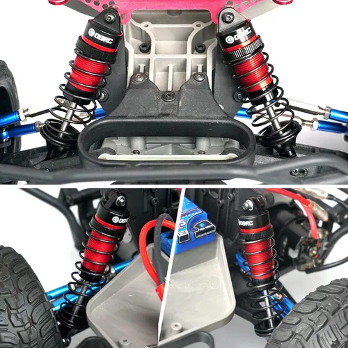 Miniatura 2 de OGRC Amortiguador de aceite para RC Juego de amortiguadores de choque para 1/10 Traxxas Slash 2WD/4X4 Hoss Rustler 4X4 VXL Bandit Nitro Stampede
