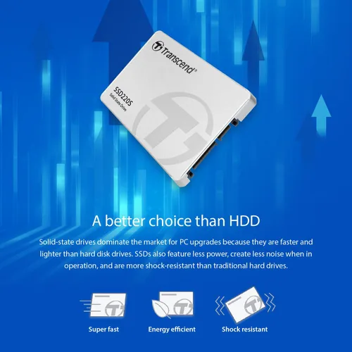 Miniatura 7 de Unidad de estado sólido de la marca Transcend, modelo TLC SATA III de 6 GB y 2.5".