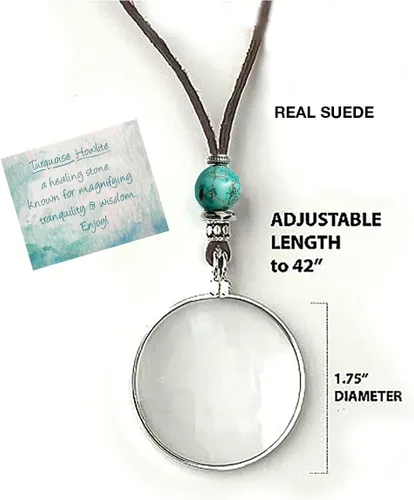 Miniatura 2 de by Wendra Collar con aumento, elementos naturales para aumentar la visión y la energía. ¡Deja tus lentes de lectura en casa! La Loupe